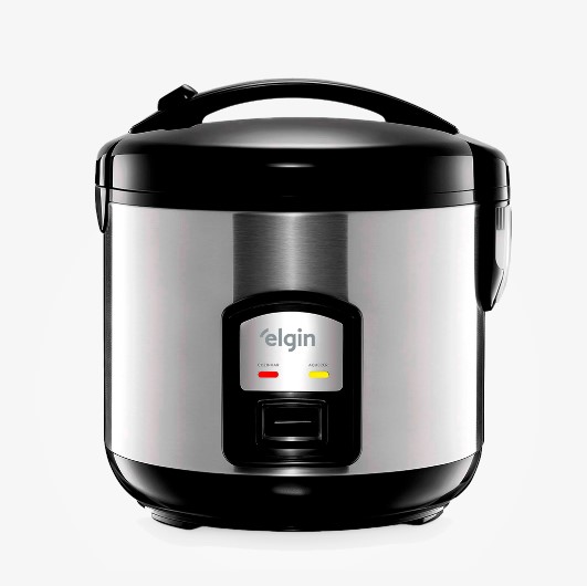 Panela de Arroz Elétrica Elgin 400W 5 Xícaras PAR20 Preta