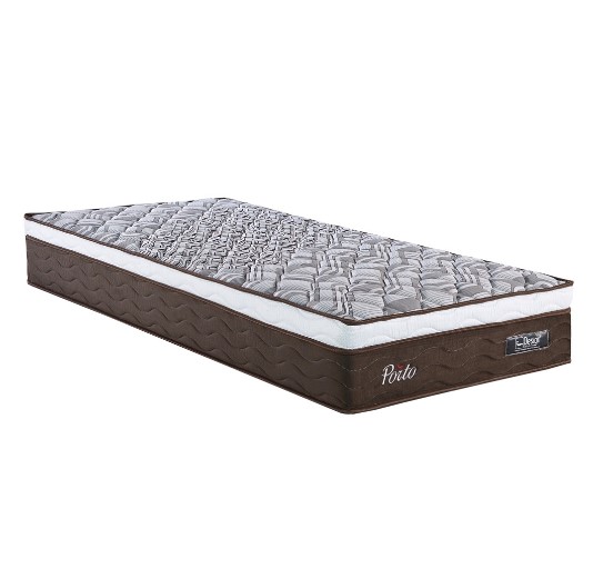 Colchão Porto Solteiro 88cm com molas ensacadas - Design Colchões
