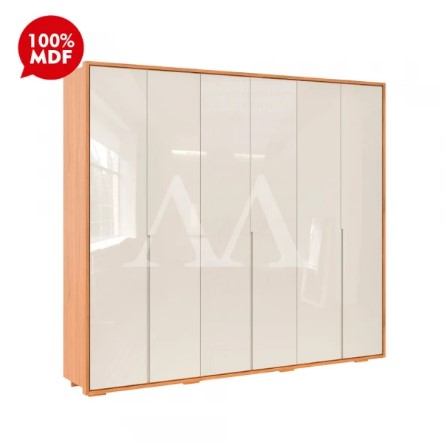 ROUPEIRO 6P ABRIR 6G ROBEL CONCEPT 2.7 LISO C/ PES FREIJO / OFF WHITE