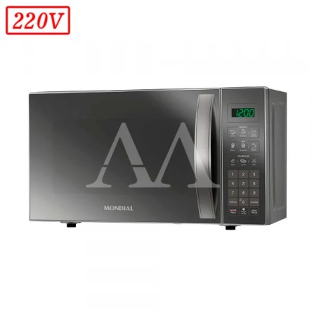 FORNO MICROONDAS MONDIAL MO0121E 21L 220V PRATA COBRE ESPELHADO