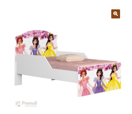 Cama Infantil Lívia Barbi 100% MDF Código 19