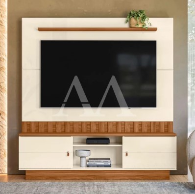 HOME MOBLER FLORIANOPOLIS OFF WHITE/AMENDOA