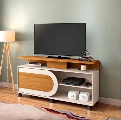 RACK BANCADA HB ORBIS 1.36 CINAMOMO/OFF WHITE