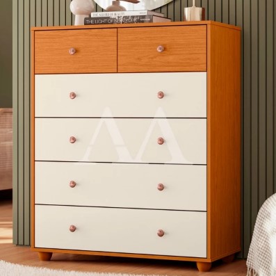 COMODA 6G ALBATROZ VITTORIA CINAMOMO/OFF WHITE