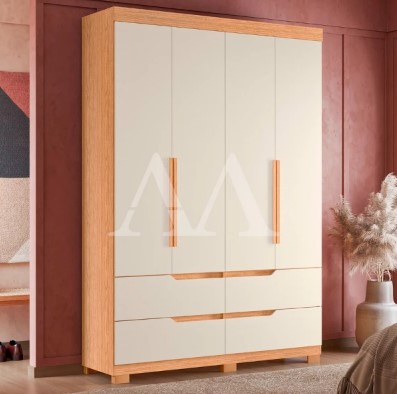 ROUPEIRO 4G 4P. ABRIR ALBATROZ DOBLE CINAMOMO/OFF WHITE
