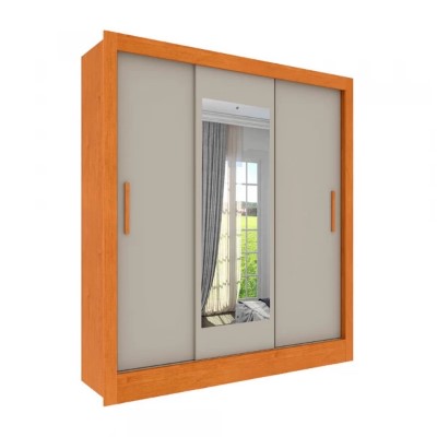 ROUPEIRO 3P. CORRER 4G TCIL VITORIA C/ESPELHO C/PES CINAMOMO/OFF WHITE