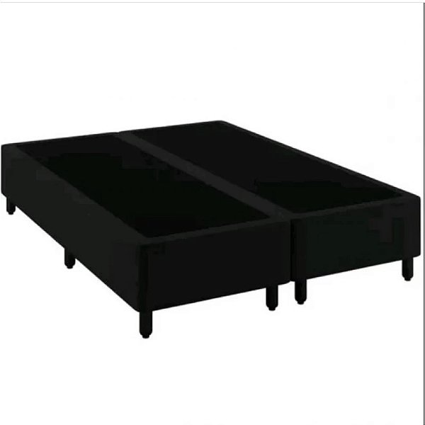BASE BOX 158X198X27 BIPARTIDA MERON PRETO