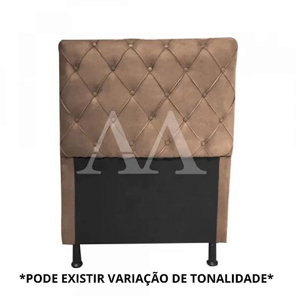 CABECEIRA DE SOLTEIRO LIFESPUMA CAPTONE BEGE