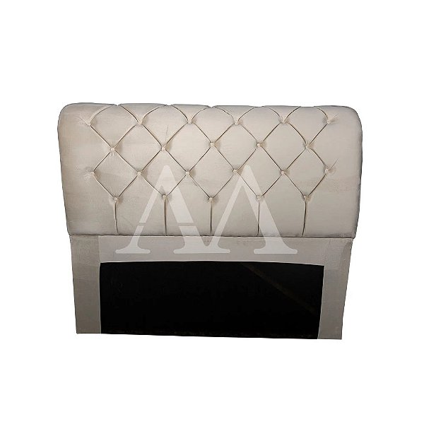 CABECEIRA DE CASAL MALU ADAGIO 1.60 CASTOR VELUDO