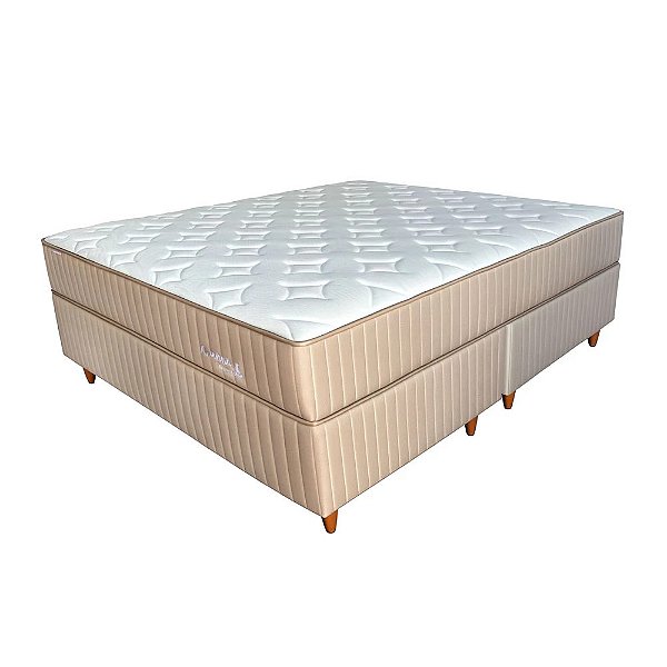 CJ BASE BOX/COLCHAO 158X198X67 PLUMATEX LUNNA PRIME MOLAS ENSACADAS