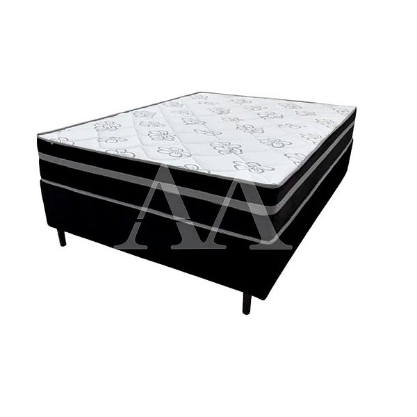 CJ BASE BOX 138X188X56 TOPAZIO PERSONALITE PRETO MOLAS ENSACADAS