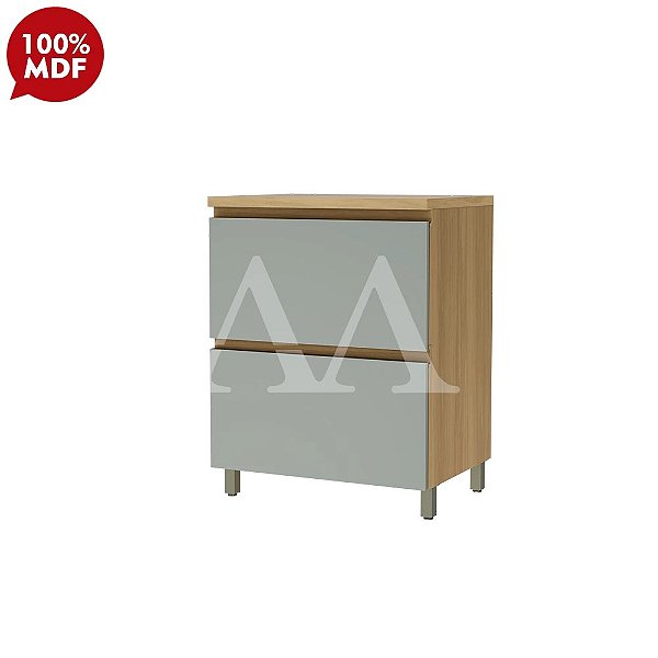 BALCAO NESHER 1P 1G RAINHA 70CM NATURE /VERDE