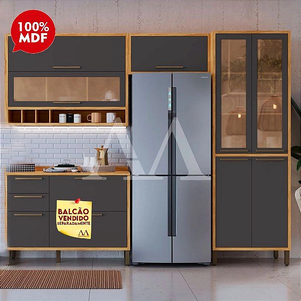 COZINHA RONIPA SYRAH 80 SIMPLES AMENDOA/CHUMBO