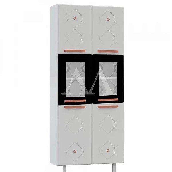 PANELEIRO TELASUL DUPLO 2P C/V NEW MIRAGE BRANCO / PRETO 815312-02