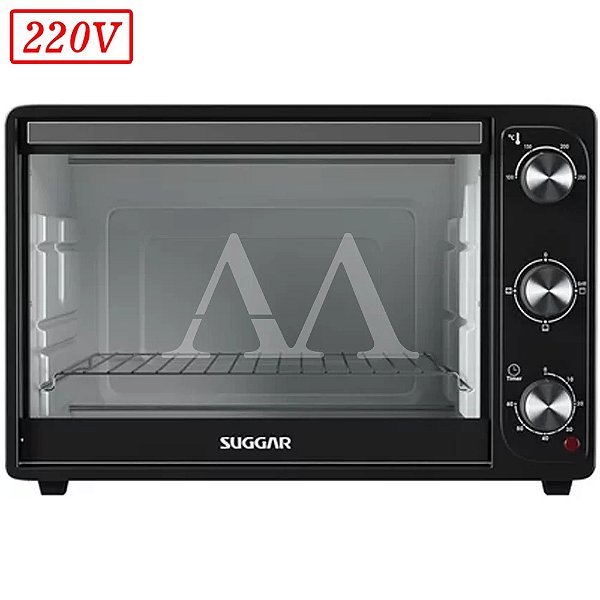 FORNO ELETRICO SUGGAR 42L 220V PRETO