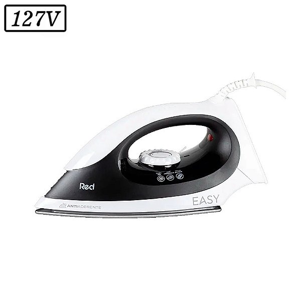 FERRO DE PASSAR RED MOBILE EASY FP100 127V BRANCO/PRETO