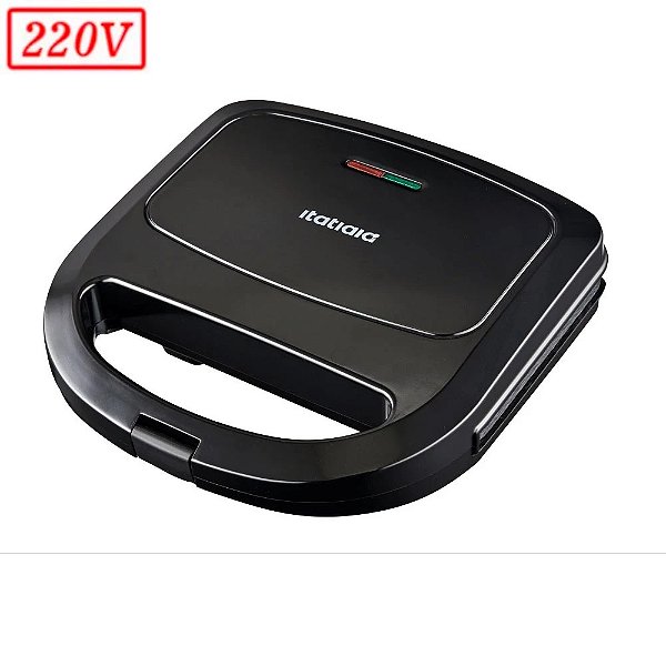 SANDUICHEIRA GRILL ITATIAIA ESSENCIAL 750W 220V PRETA