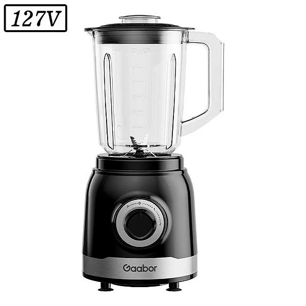 LIQUIDIFICADOR GAABOR CREAMY JM-16M02AS 127V PRETO/INOX