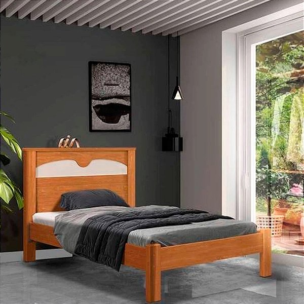 CAMA JA SOLTEIRO LADY NATURE/OFF WHITE