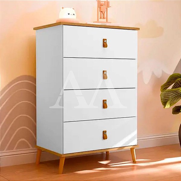 COMODA 4G JA JUJUBA BRANCO/NATURE