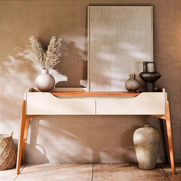 APARADOR IMCAL STUDIO OFF WHITE/NATURE