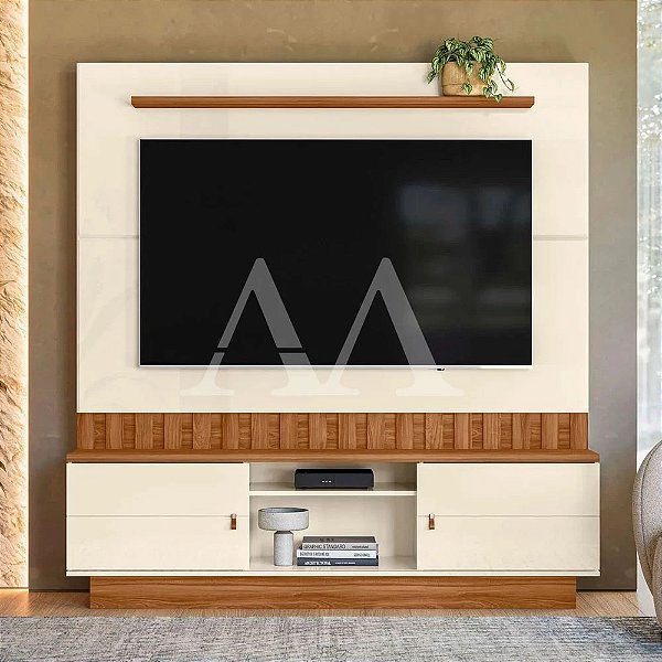 HOME MOBLER FLORIANOPOLIS OFF WHITE/AMENDOA