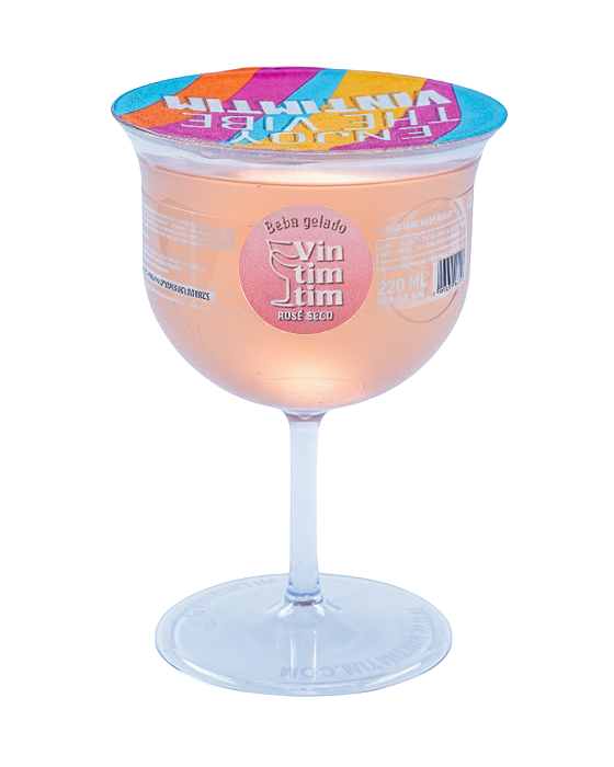 Kit 6 Taças de Vinho Rosé Seco VINTIMTIM | Pronto para Beber
