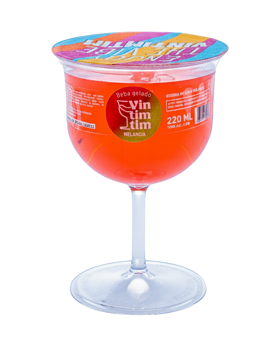 Kit 6 Taças de Gin de Melancia VINTIMTIM | Drink Pronto