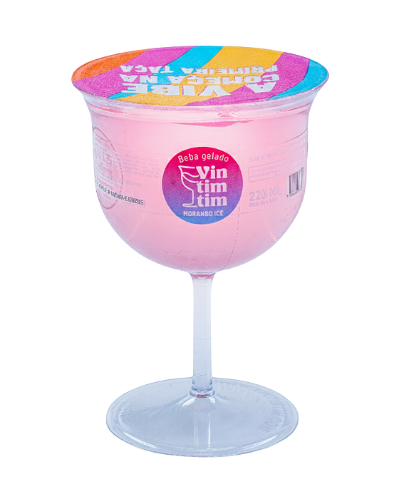 Kit 6 Taças de Gin Morango Ice VINTIMTIM | Drink Pronto para Beber