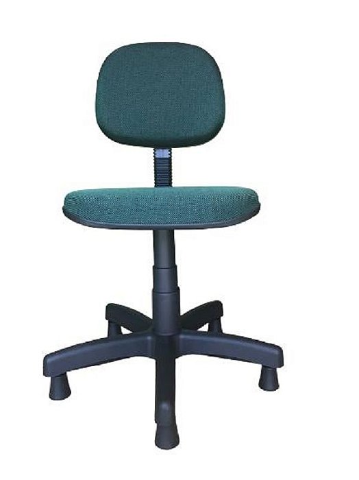 Cadeira costureira NR17 Ergonômica Base Aranha verde mesclado - ENZOFLEX