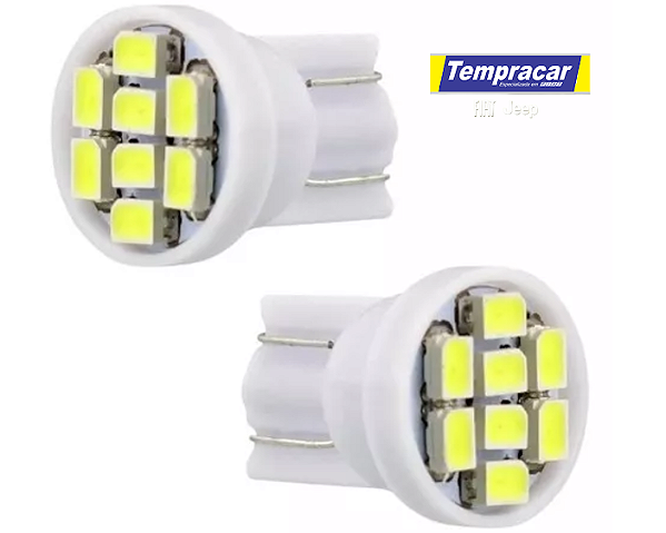Lampada Camarao ( Par ) Grande Led 8 Leds Super Branca