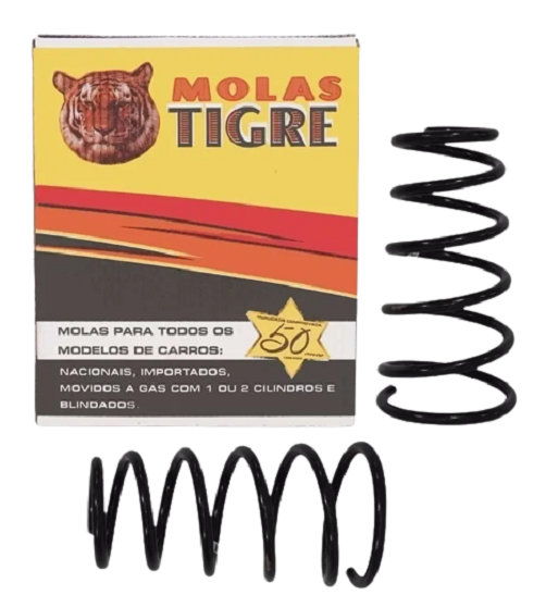 Par De Molas Traseira Fiat Palio 2001 Até 2017 - Exceto 1.8 Ref. MTFT0033T