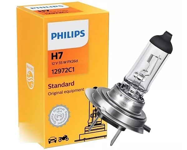 Lampada H7 Premium 55/60w 12v Original Philips  Ref 12972C1