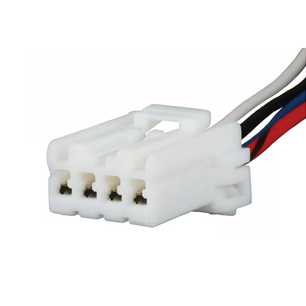 Conector Elétrico 04 Vias Comando Ar Condicionado Palio 01 Idea Novo Palio Strada Ref. TC1181