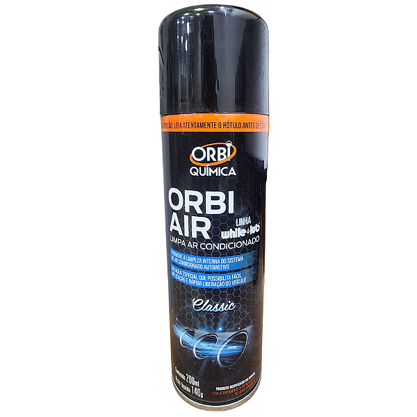 Limpa Ar Condicionado Spray 200ml Higienizacao Automotivo Orbi Quimica Classic