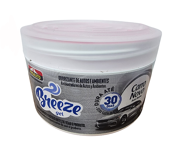 Aromatizante Cheirinho Carro Novo Breeze Gel Odorizante 60g
