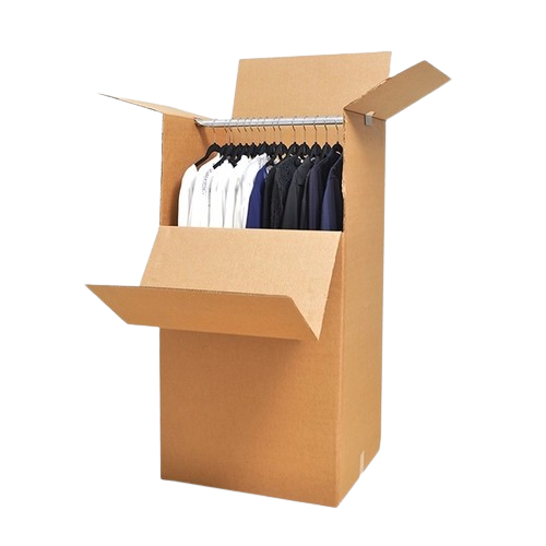 Caixa Cabideiro -  (C x L x A - 47 x 52 x 96 ) Acompanha suporte madeira para pendurar cabides