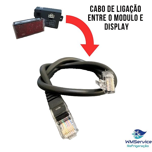 Cabo de Ligação RJ45 Curto 380mm