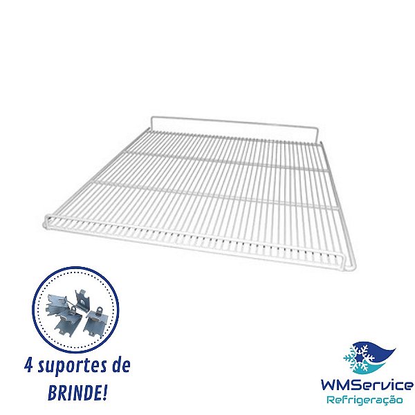 Grade Prateleira Metalfrio VN50 + 4 suportes