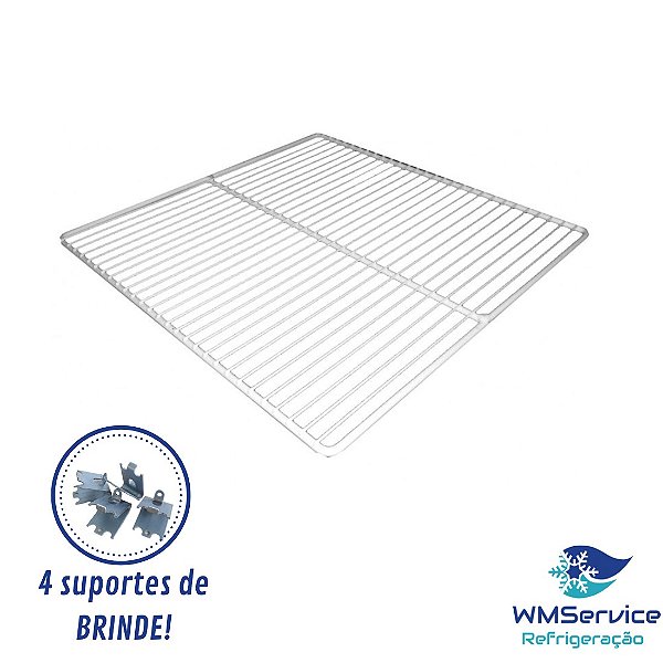 Grade Prateleira Imbera CCV144/VRS08 + 4 suportes