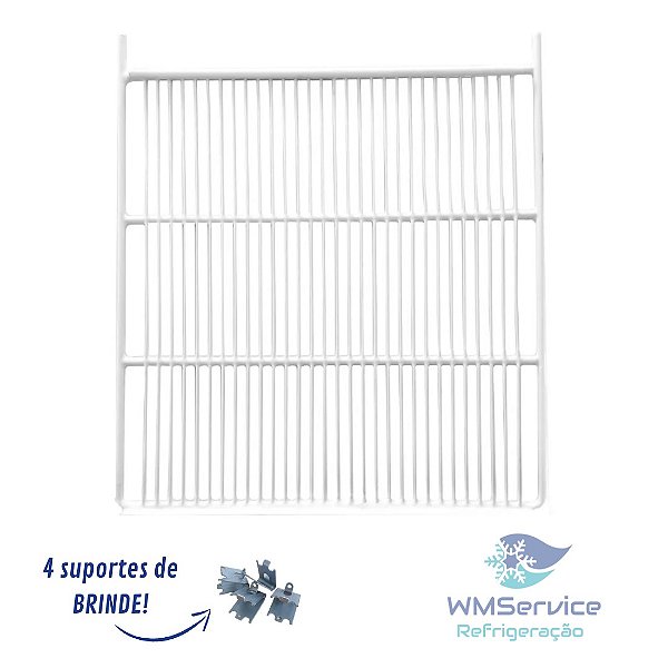 Grade Prateleira Fricon Slim VRF284 + 4 Suportes