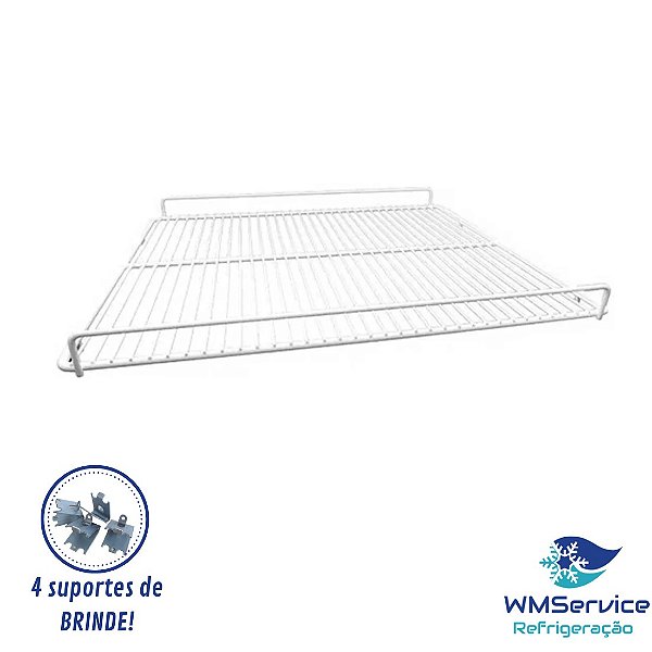 Grade Prateleira Metalfrio VB40/VB43 + 4 suportes