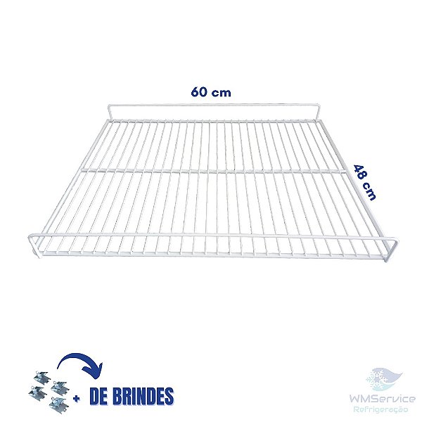 Grade Prateleira Hussmann ARV570 + 4 suportes