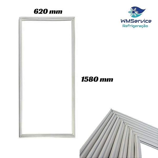 Gaxeta Borracha Gelopar Grvc-450/950 1580x620mm de Encaixe