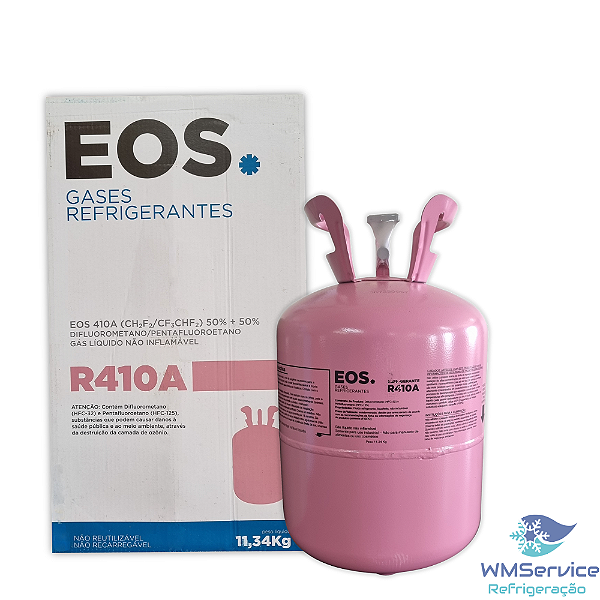 Gás Refrigerante R410a EOS Cilindro de 11,34Kg