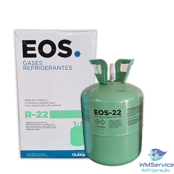 Gás Refrigerante R22 EOS Cilindro de 13,6Kg