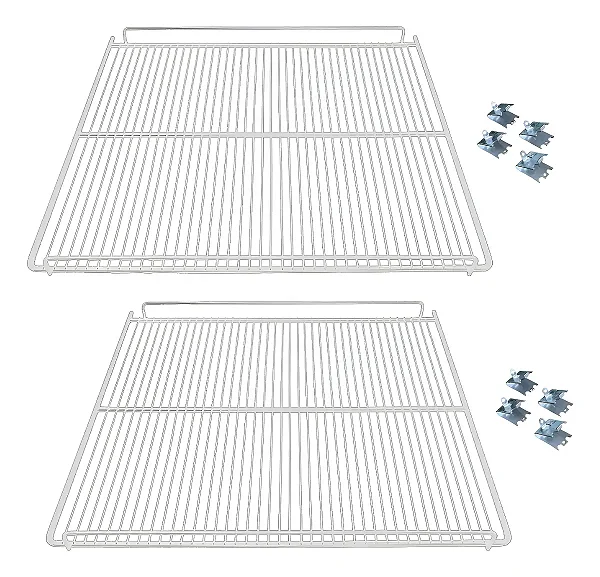 Kit 2 Grades Prateleiras Para Metalfrio Vb40/vb43