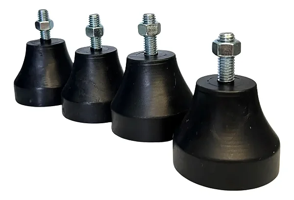 Kit Pé Nivelador Metalfrio Expositora 4 Unidades