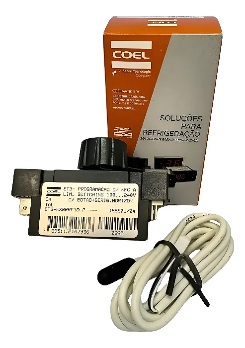 Termostato Eletrônico Coel Et3-nsrrrf10-p Bivolt