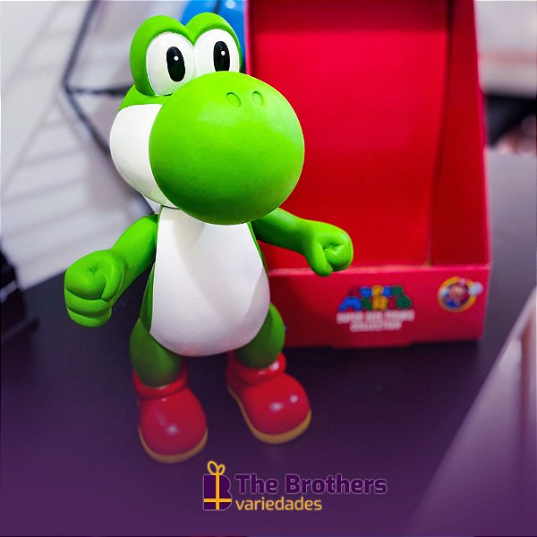 BONECO MARIO BROS VINIL - YOSHI